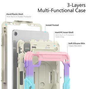 360 Rotating iliilicono ase para pple IAD ad ir <span class=keywords><strong>2022</strong></span> 5th Generation 10,9 <span class=keywords><strong>pulgadas</strong></span> con trap y trap houlder Trap - Product Image 5