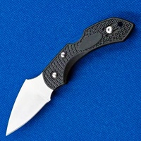 Mini Navaja Plegable con Hoja de Acero Inoxidable 440C, Orificio Redondo para el Pulgar, Mango de Fibra de Nylon, EDC, para Campismo al Aire Libre, OEM