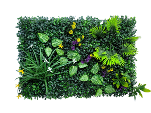 Panneau de gazon artificiel Olant 300x100 cm, pour murs, 20''x20'', avec support de clôture artificielle, pour suspendre des machines, spirales, animaux, plantes, 40 pouces - Product Image 2