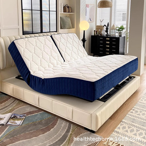 Smart Massage Mattress Electric Adjustable Split Bed Mattress <b>For</b> Bedroom Double Bed With Voice <b>Control</b> And <b>Remote</b> Lifting - Product Image 1