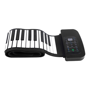 Roll Up Piano 88-Key Portable Silicone Keyboard With Pedal And Power <b>Adapter</b> For Children And Beginners - Product Image 3