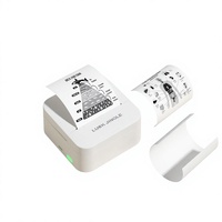 Impresora Térmica Mini Luck Jingle D1, Inalámbrica, Portátil, para Notas de Estudio, Diario, Manualidades, Regalo Navideño para Niños