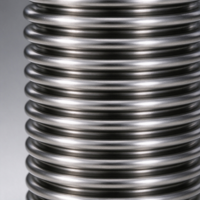 Tuyau ondulé flexible résistant aux produits chimiques, pour l'industrie chloroalkali, tube anti-corrosion, soufflet, joint d'expansion, bride