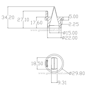 Válvula de retención de pico de pato de silicona de repuesto para extractor de leche - Product Image 4