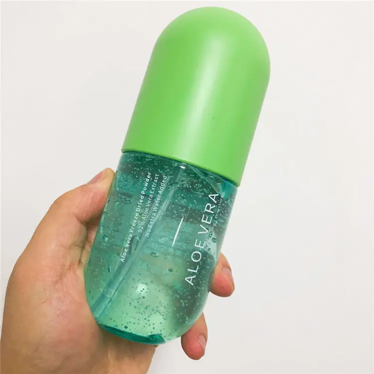OEM new product korea Skincare best natural moisturizing soothing Organic 100% natural capsule pure aloe vera gel for face
