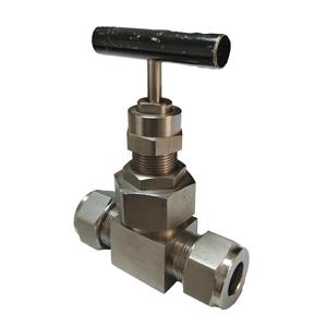 <strong>HI</strong>-<strong>TEK</strong> Stainless Steel Double Ferrules Inch Forged Bar Handle Needle Valve - Product Image 2