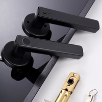 Serrure de porte intelligente Tuya serrure numérique sans clé mot de passe électronique empreinte digitale poignée intelligente levier serrure de porte