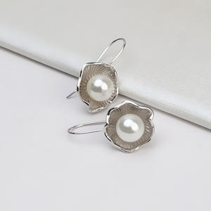 Conjunto de Colgante de Plata S925 Estilo Europeo Americano Wenchi, Anillo para Mujer, Aretes de Cadena con Cuatro Garras, Perla, Componentes para Joyería DIY - Product Image 2