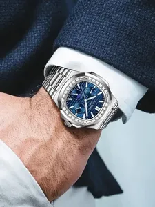 Reloj Mecánico para Hombre AILANG 6001, <span class=keywords><strong>Precio</strong></span> de Fábrica, Diseño Clásico de Lujo, Manecillas Luminosas, Movimiento Automático Multifuncional - Product Image 6