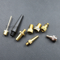 Aiguille de pompe à ballon, adaptateur de valve DV SV AV, adaptateurs de valve Presta Schrader pour vélo