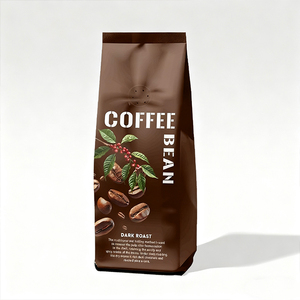 Tùy chỉnh in đóng gói nhôm lưu trữ đậu bolsas de Cafe de 5 LB 80oz 1lb bao bì túi Cà phê với van và dây kéo - Product Image 1