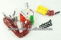 Kit d'éclairage LED RC pour hélicoptère RC, avion, avion, avion, système d'éclairage réaliste à 8 LED