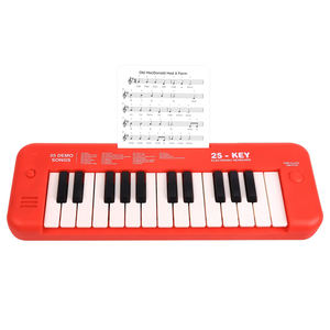 Excelente Regalo <span class=keywords><strong>para</strong></span> Niños, <span class=keywords><strong>Piano</strong></span> de 25 Teclas con <span class=keywords><strong>Partituras</strong></span> y Canciones de Demostración, Juguetes <span class=keywords><strong>para</strong></span> Niños, Teclado de <span class=keywords><strong>Piano</strong></span> Eléctrico <span class=keywords><strong>para</strong></span> <span class=keywords><strong>Principiantes</strong></span> - Product Image 1