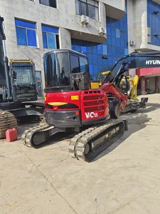 Mini-excavatrice YANMAR VIO55 d'occasion presque neuve, d'origine japonaise, système hydraulique fluide pour travaux d'ingénierie municipale - Product Image 1