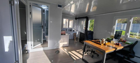 Maison préfabriquée en conteneur extensible, vente en gros en Chine, maison en conteneur pliable de 40 pieds, mini-maisons préfabriquées, maison modulaire