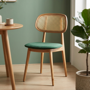 Silla de teca fabricada con una robusta construcción de madera maciza para brindar comodidad duradera y un estilo natural sofisticado en cualquier lugar. - Product Image 1
