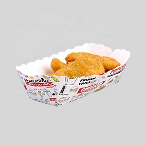 Hộp Tổ Gà Hình Thuyền Giá Rẻ Dùng Một Lần Tùy Chỉnh Bán Sỉ Từ Nhà Cung Cấp Trung Quốc Hộp Gói Gà Chiên Và Khoai Tây Chiên Bán Chạy - Product Image 2