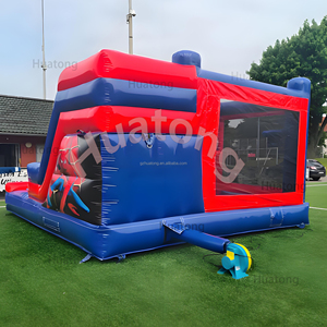 Thương Mại PVC Không Thấm Nước Bên Cho Thuê Nhà Bouncer Với <span class=keywords><strong>Slide</strong></span> Anh Hùng Combo Phim Hoạt Hình Nhà Bị Trả Lại Nhảy Lâu Đài Cho Trẻ Em - Product Image 5