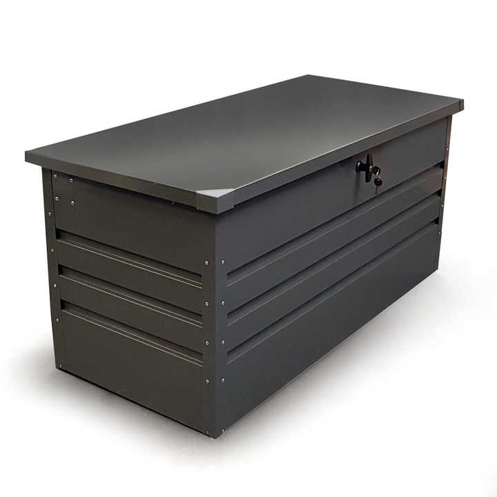 Patio Metal Storage Box Durable Outdoor Garden Shed