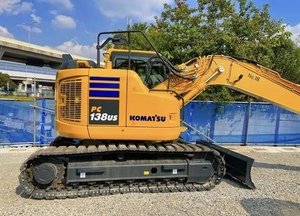 Miniexcavadora Komatsu PC138 original de segunda mano 13,8 TON usada hecha en Japón Komatsu 110 120 130 160 en Stock - Product Image 2