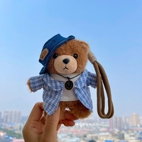 Vente en gros d'ours en peluche super doux Kawaii Animal anti-stress avec vêtements Pull PP coton Remplissage Techniques lavées