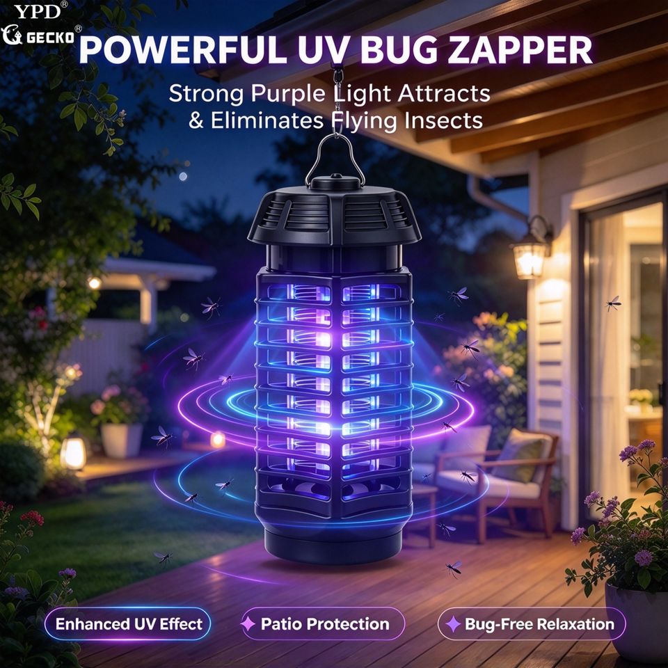 GECKO YPD LITIAN OEM Portable UV Insect Catcher Lamp with Hanging Hook ...