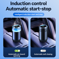 Diffuseur de brume de voiture intelligente de luxe en vente chaude désodorisant d'arôme essentiel de mouvement rechargeable avec boîte en plastique métallique