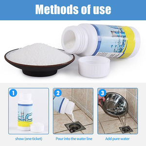 Poudre déboucheur écologique puissant pour canalisations et désobstruant de cuisine, nettoyant pour éviers et toilettes - Product Image 6
