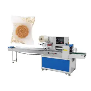 Flowpack Verpakkingsmachine Automatische Platte Brood Semi-Auto Broodverpakkingsmachine Brood Lucht Verpakkingsmachine