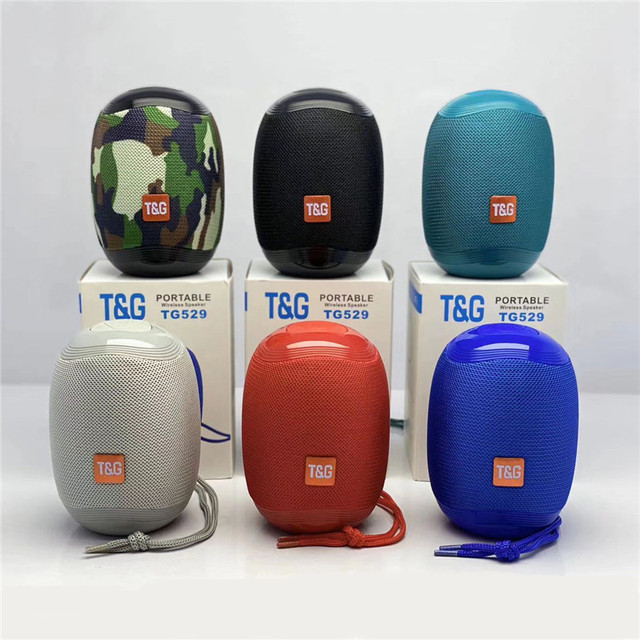 Hot Sale TG529 Wireless Bass Speaker TWS for V5.3 IPX5 Waterproof Mobile Phone Compatible Portable Fabric Retail Package
