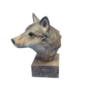 Sculpture tête d'animal en <span class=keywords><strong>bois</strong></span> sculpté, décoration <span class=keywords><strong>de</strong></span> Table, 10 pièces - Product Image 5