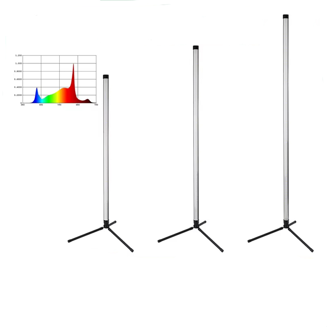 LED Grow Light IP65 Rated Aluminum Full Spectrum for Indoor Plants Seed Starting Standing Growing Lamp for Greenhouse