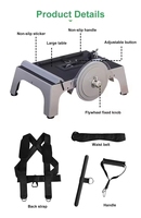DINUO Flywheel Centrifuge Trainer, machine d'entraînement de force à résistance variable excentrique, avec cadre en acier robuste