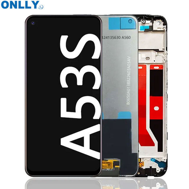 A53 A53S A33 Mobile Phone Pantalla Ecran for OPPO A32 LCD for Realme 7i C17 Display Touch Screen Digitizer Replacement