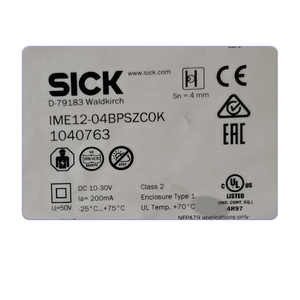 Sensor de Proximidad Inductivo IME12-04BPSZC0K IME para Sick - Product Image 4