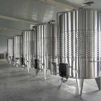 Réservoir de stockage en acier inoxydable TEKBREW 100L 200L 500L Réservoirs de stockage de jus de fruits 1000L Fermenteur de fruits