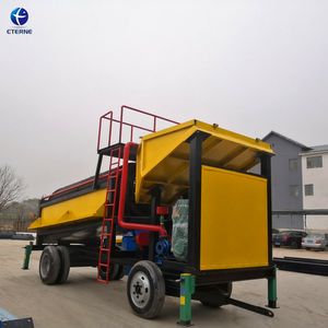 新しい車輪付きモバイルプレーサーフルセット150 TPHゴールドスクリーニングプラントダイヤモンド回収装置 - Product Image 3