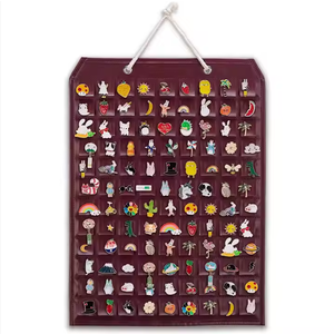 Cheap Price <b>Earring</b> Storage Hanging Bag Felt Hair Accessories Brooch Collection Storage <b>Holder</b> Wall Hanging Bag - Product Image 1