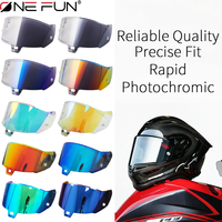 Visière photochromique pour casque intégral de moto Super Tech SR10, verre pare-brise jour/nuit, accessoires de lentille