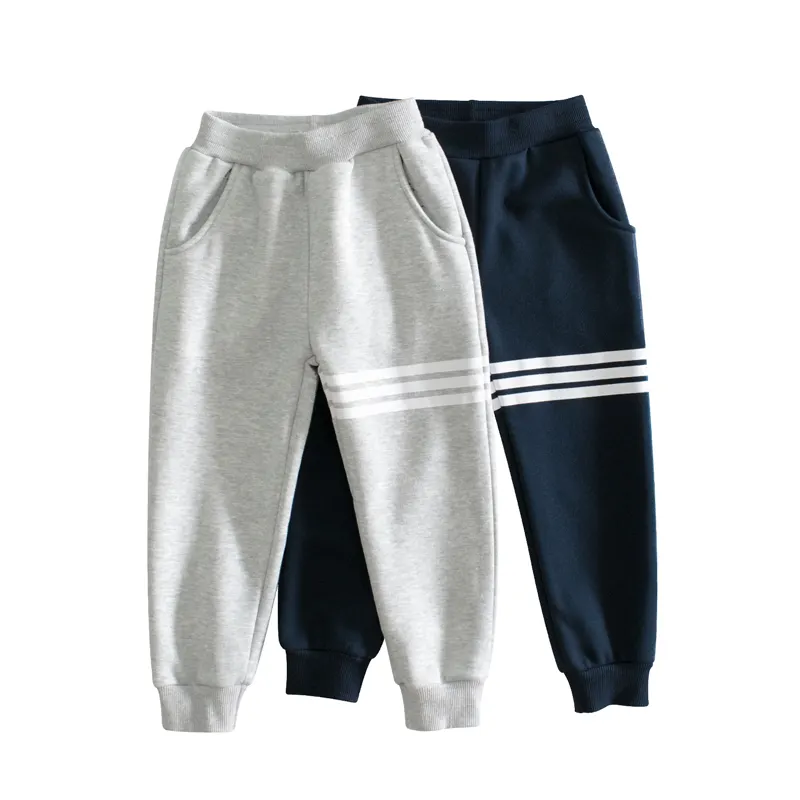 男の子春秋フリーススポーツパンツ子供ファッションカジュアル暖かいパンツ良い製品品質