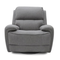 Fauteuil inclinable manuel Geeksofa en tissu microfibre moderne pour salon de beauté, avec fonctions de bascule et pivotant, idéal pour le salon.