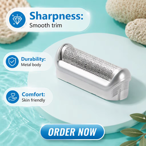 Replacement Washable Waterproof Foil Shaver Head Compatible for <strong>Braun</strong> 5S Mesh Blade USB Rechargeable Li-ion <strong>Trimmer</strong> Body Face - Product Image 2
