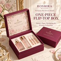 Boîte cadeau personnalisée en carton style livre avec couvercle rabattable pour produits de beauté, emballage écologique, fournisseur OEM