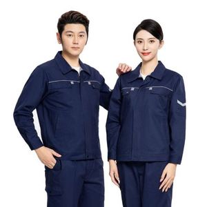 Design Popular <b>Brushed</b> Polyester-cotton Thick Work Clothes Silk Screen Printing Suitable Variety of Industries - Product Image 2