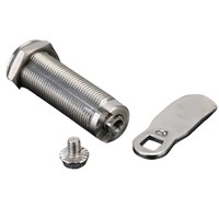 Serrure à came en alliage de zinc poli pour armoire électrique industrielle, avec clé