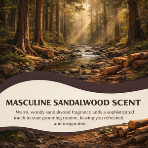 <span class=keywords><strong>Savon</strong></span> à <span class=keywords><strong>raser</strong></span> pour hommes, marque privée, peau sensible, beurre de karité et glycérine, 85 g, parfum bois de santal, nourrissant - Product Image 4