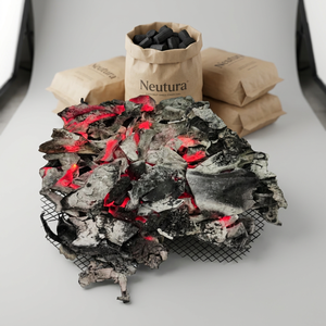 ถ่านกะลามะพร้าวเนอทูร่า สีดำ สำหรับบาร์บีคิว - Product Image 1