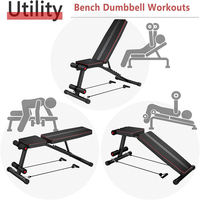 Banc de musculation réglable pour usage domestique, banc de musculation pour haltères, banc abdominal pour machine à développé pectoraux, banc de musculation