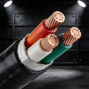 Câble d'alimentation MV à 5 conducteurs en cuivre <span class=keywords><strong>de</strong></span> 25 mm, isolation XLPE, protection par armure - Utilisation industrielle, indice <span class=keywords><strong>de</strong></span> protection IP54, normes internationales - Product Image 4