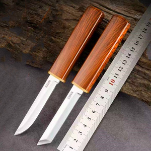 Cuchillo forjado de doble hoja de alta dureza y espesor para cortar chuletas de cordero, filetes, carne mongola y frutas. - Product Image 2